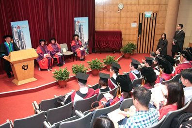 Presentation of EdD and MSc / MEd graduates