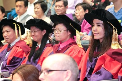 Presentation of EdD and MSc / MEd graduates