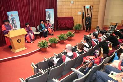 Presentation of EdD and MSc / MEd graduates