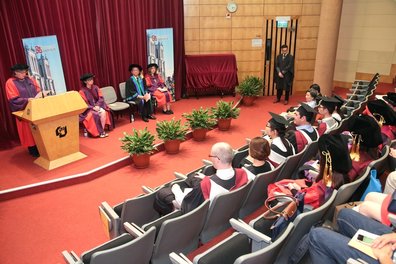 Presentation of EdD and MSc / MEd graduates