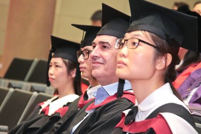 Presentation of EdD and MSc / MEd graduates