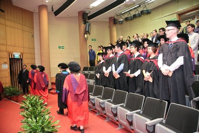 Presentation of EdD and MSc / MEd graduates