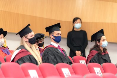 Presentation of EdD and MSc / MEd graduates