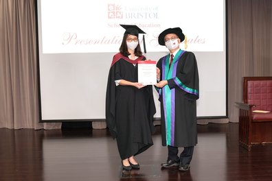 Presentation of EdD and MSc / MEd graduates