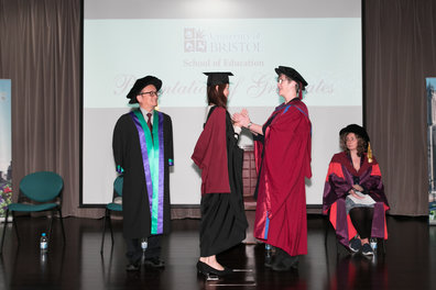 Presentation of EdD and MEd graduates