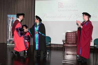 Presentation of EdD and MEd graduates