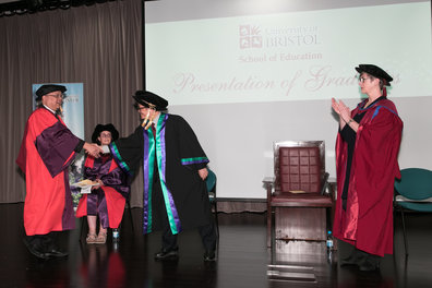 Presentation of EdD and MEd graduates