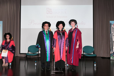 Presentation of EdD and MEd graduates