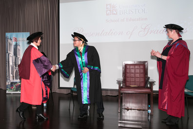 Presentation of EdD and MEd graduates