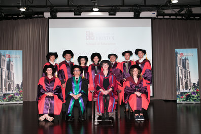 Presentation of EdD and MEd graduates