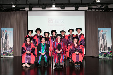 Presentation of EdD and MEd graduates