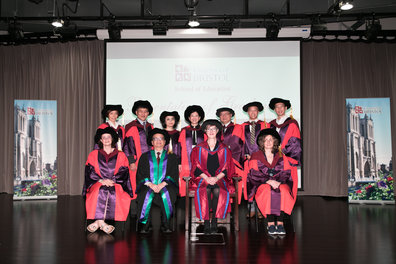 Presentation of EdD and MEd graduates